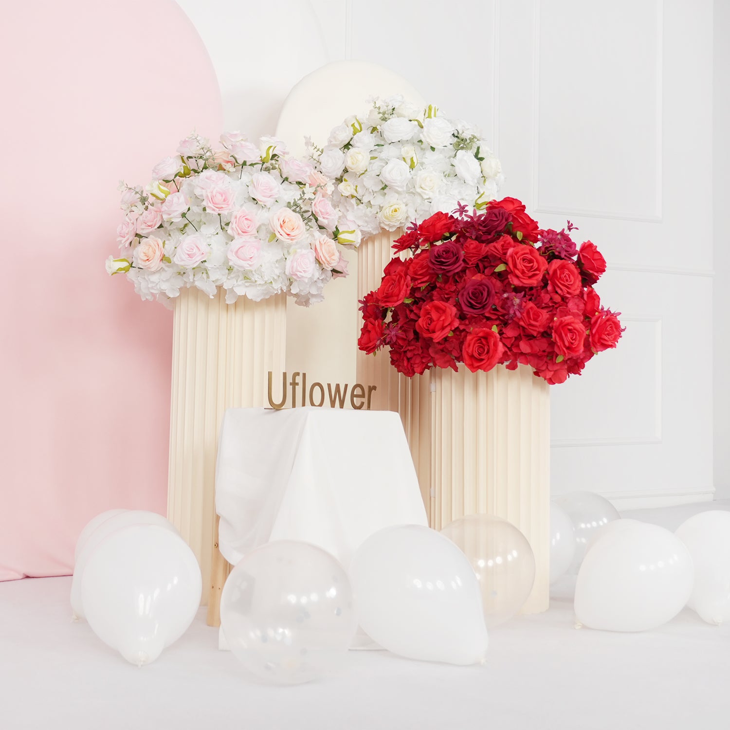 Hydrangea Rose Wedding Table Centerpiece Decor Figure 3